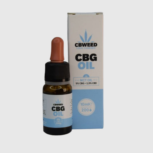 Aceite de CBG y CBD (5% y 2,5%) | MCT: aceite de coco