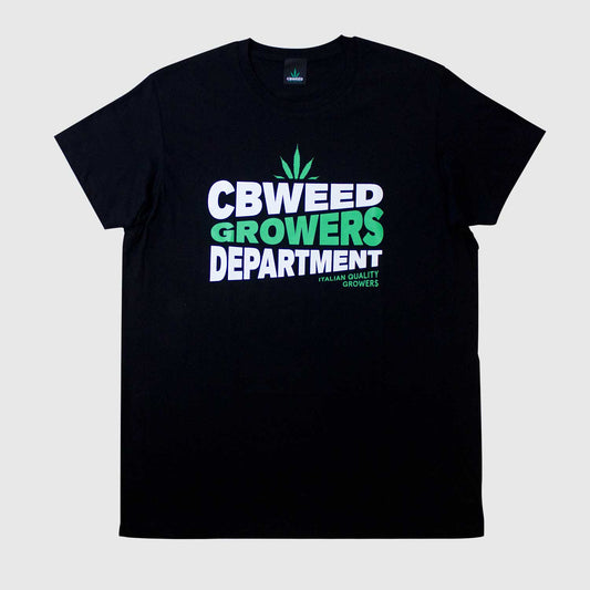Camiseta Negra Growers Department