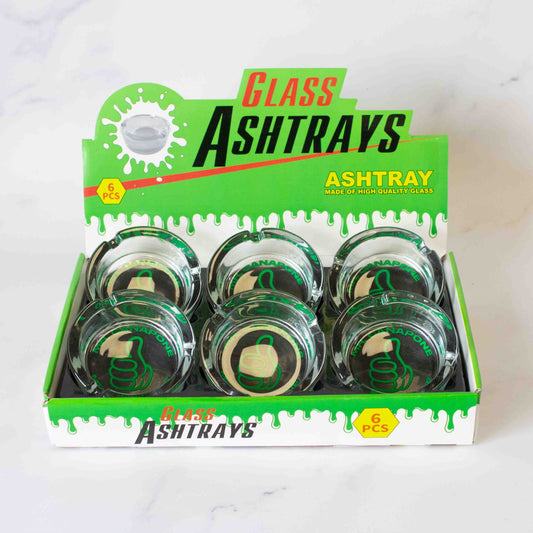 Mr. Canapone Cenicero de Cristal