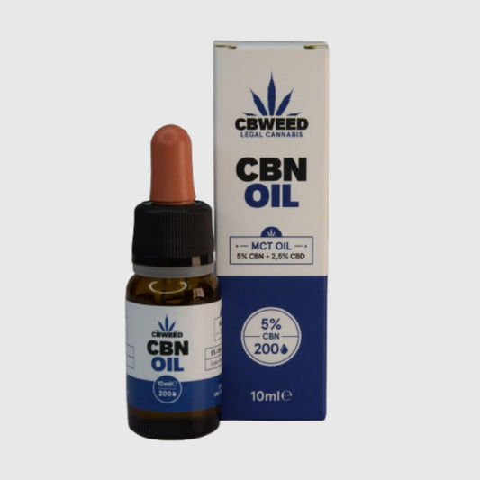 Aceite de CBN 5% y CBD 2,5% (MCT: aceite de coco)