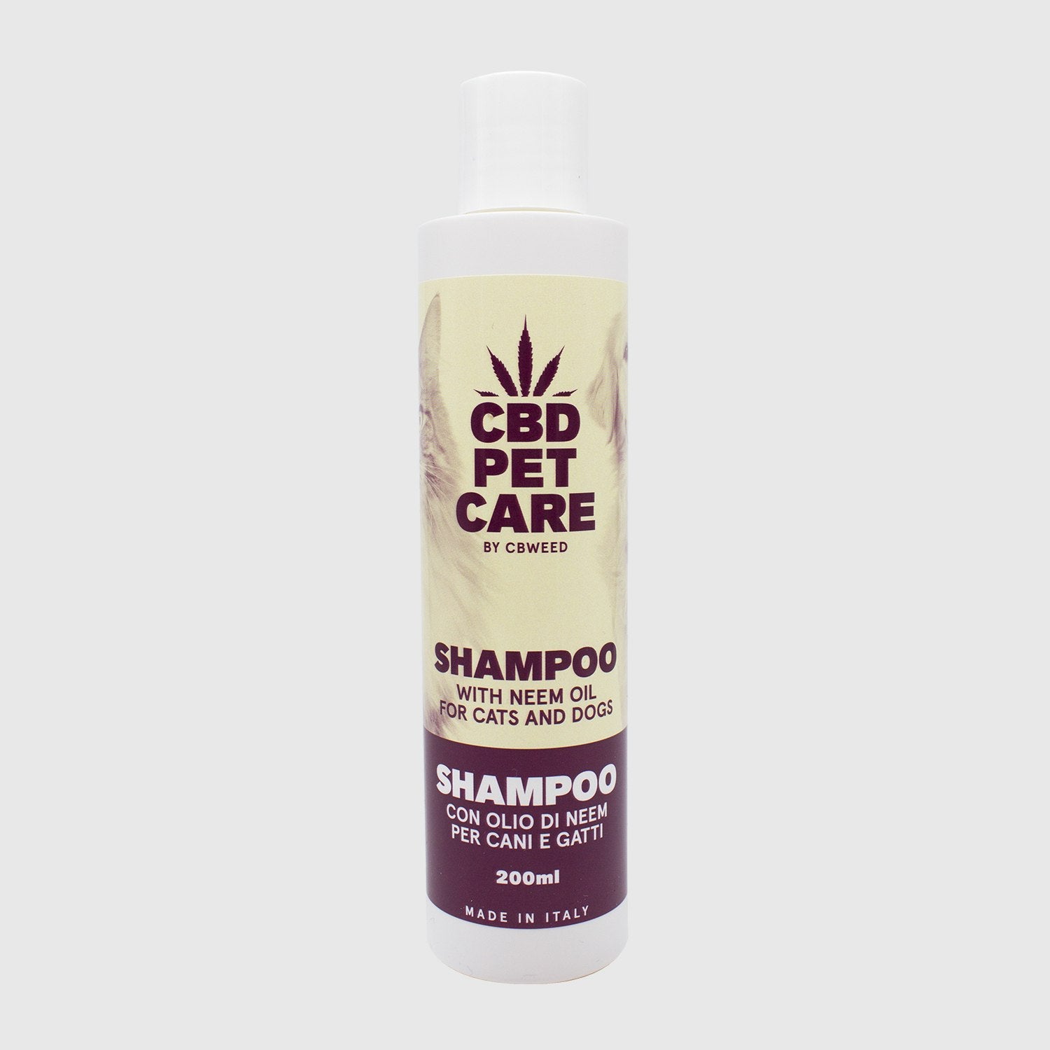 Champú con CBD para perros y gatos