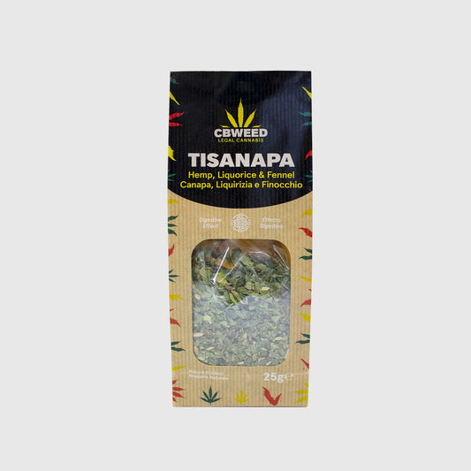 Infusión de cáñamo, regaliz e hinojo