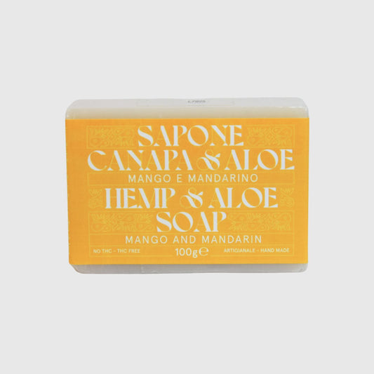 Jabón de Cáñamo y Aloe - Mango Y Mandarina