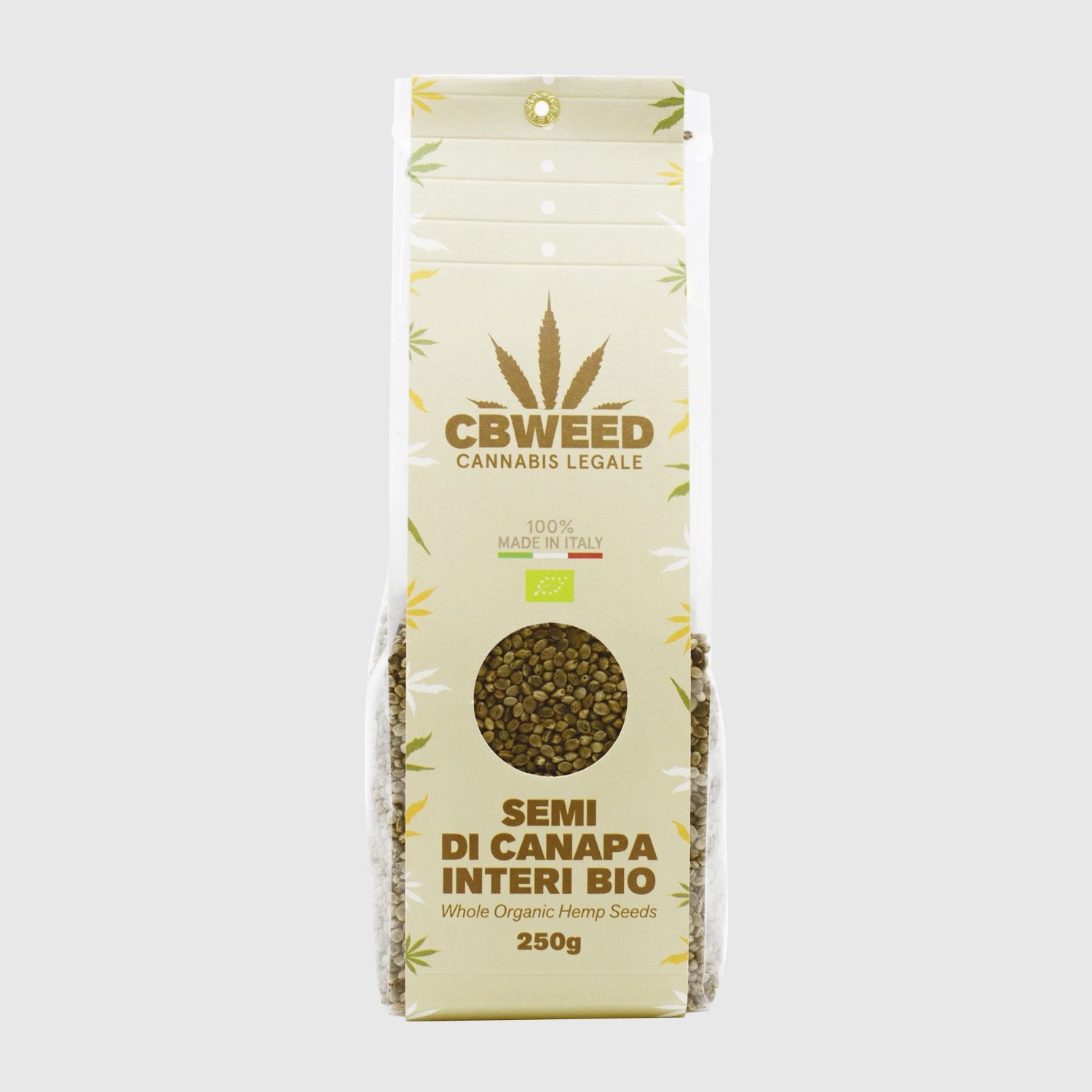 Semillas de cáñamo enteras