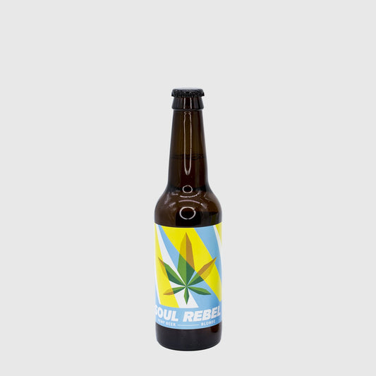 Cerveza de cáñamo Soul Rebel rubia (33cl)